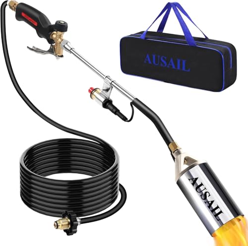 Propane Torch Weed Burner Kit, 2,400,000 BTU Self-Igniting